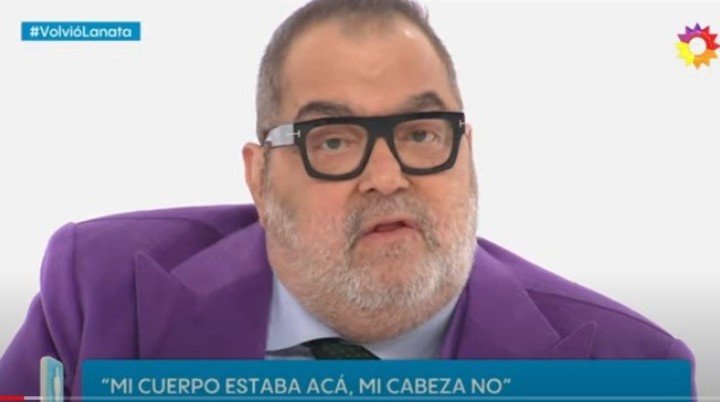 Jorge Lanata, en una de las emisiones de "PPT", cuando dedicó su editorial a detallar duros detalles de una de sus internaciones.