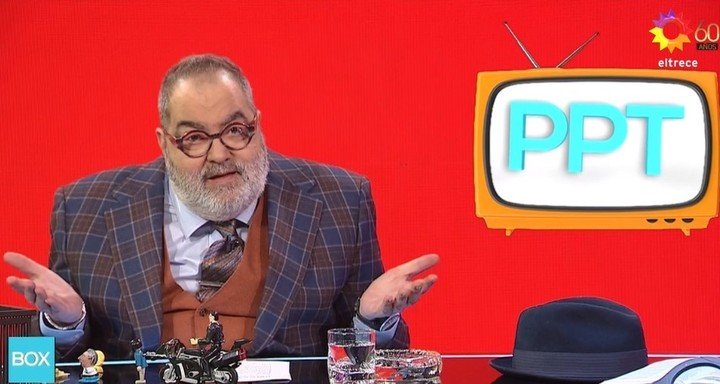 Jorge Lanata en su programa "Periodismo Para Todos".
