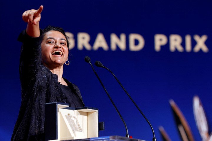 La directora Payal Kapadia, ganadora del Grand en Cannes por "All We Imagine as Light". Foto Reuters