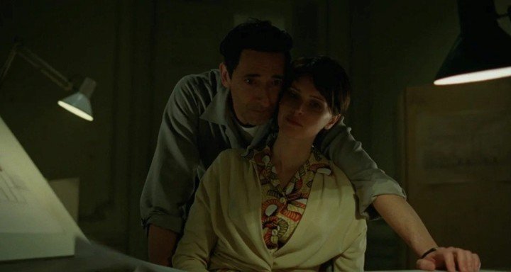 Adrien Brody en "The Brutalist".