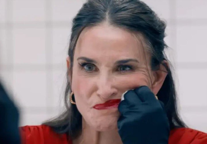 Demi Moore en "La sustancia".
