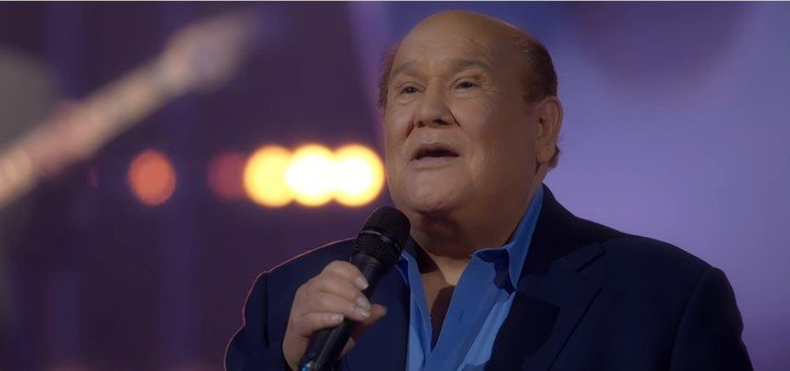El cantante argentino Leo Dan (Captura de TV). Leo Dan