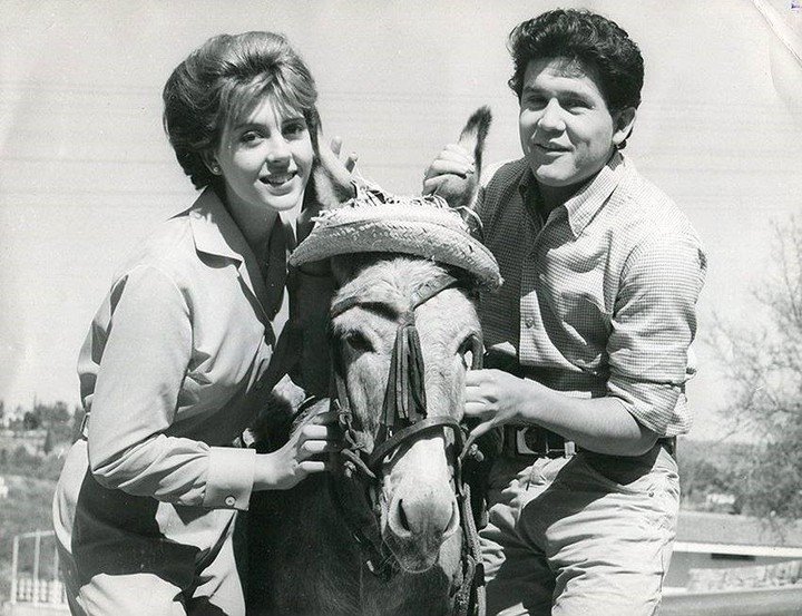 Leo Dan y Claudia Mores en una escena de la película ¡Cómo te extraño...!