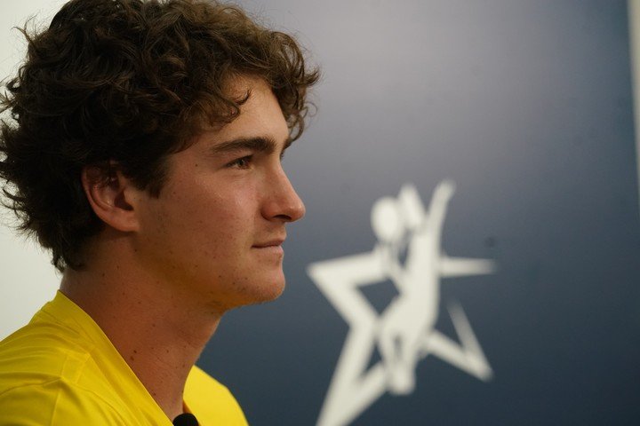 "Mi sueño es ser número 1 y ganar Grand Slams. Pero estoy lejos todavía", afirmó Fonseca. Foto Emmanuel Fernández-CLARIN