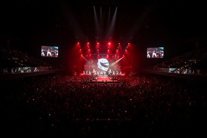 Movistar Arena lleno. Fotos gentileza prensa.