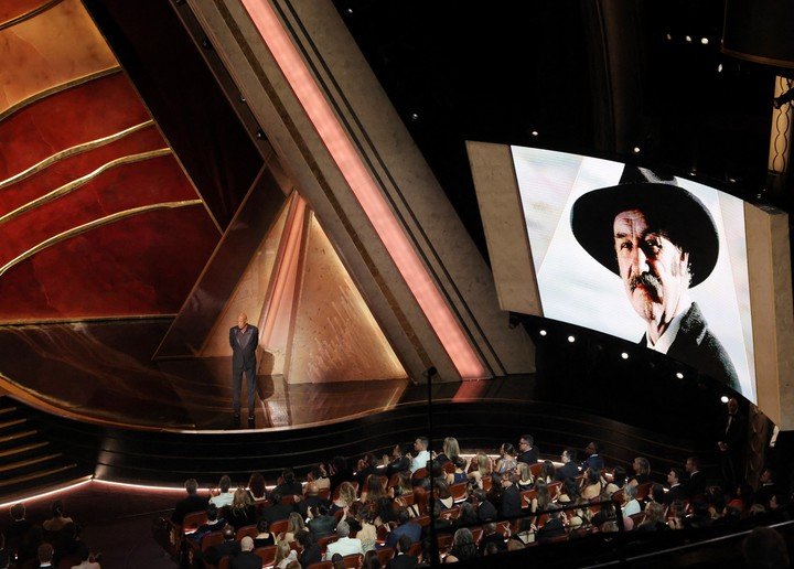 Hackman, presente en el homenaje "In memoriam", en la ceremonia del Oscar. Foto Reuters