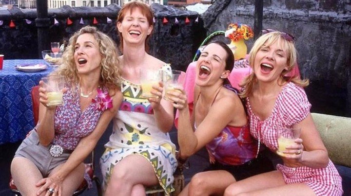 Junto a Kristin Davies, Cynthia Nixon y Kim Cattrall en la serie emblemática.