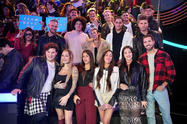 Así se conformó la tribuna de los ex este lunes 19 en Gran Hermano. Foto: Prensa Telefe.