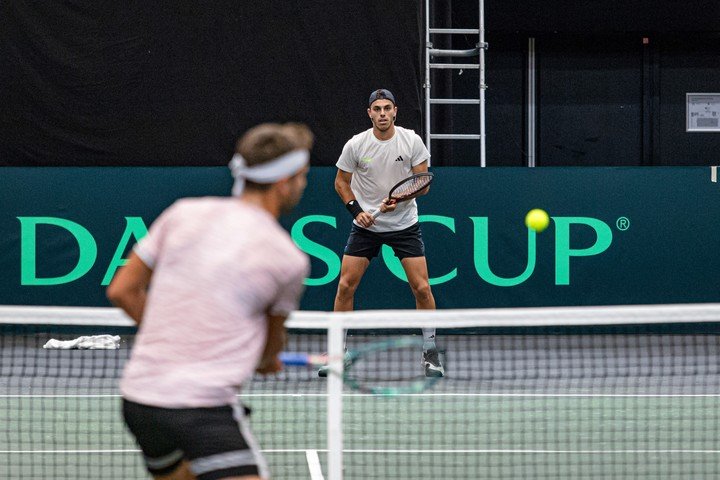 "Vamos a necesitar nuestro mejor tenis para pasar", anticipó Cerúndolo. Foto Prensa AAT