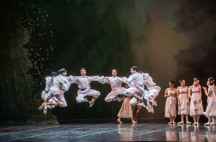 El Ballet del Teatro Colón dio forma a una gran versión de "Onegin". Foto de prensa gentileza Carlos Villamayor
