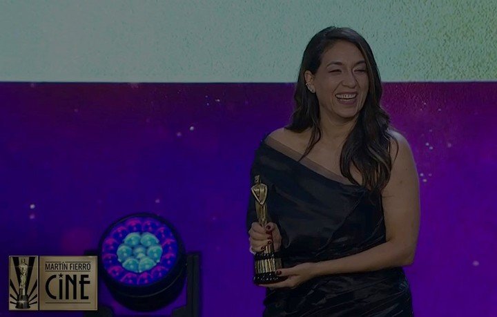 Por tres trabajos Lorena Vega ganó su Martín Fierro.