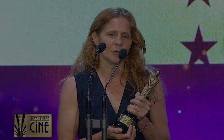 Leticia Cristi, productora de "Belén", agradeció la distinción.