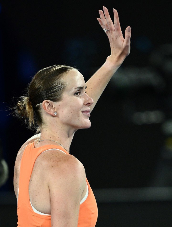 Elina Svitolina barrió de la cancha a Gauff. Foto: EFE / EPA / JOEL CARRETT.