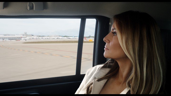Ella. Melania Trump es el centro de todo el documental. Fotos: AMAZON MGM STUDIOS