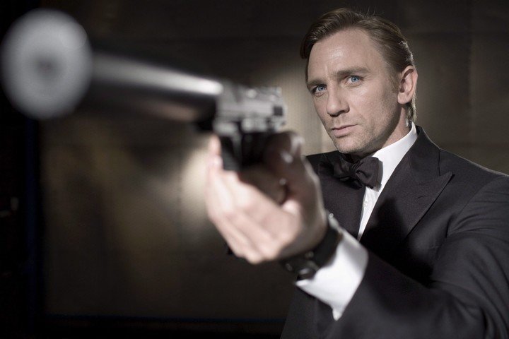 Daniel Craig tenía 37 años cuando rodó su primera película de Bond, "Casino Royale". 