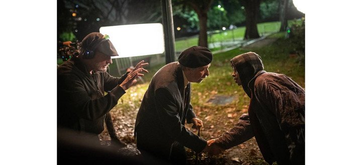 Campanella marcando una escena. "A Beto era como que le entraba un espíritu. Era una cosa increíble".