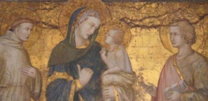 Su nombre religioso, Maria Vergine dei Tramonti, lo eligió por el fresco Madonna dei Tramonti. Fotos Gentileza Familia Simmermacher
