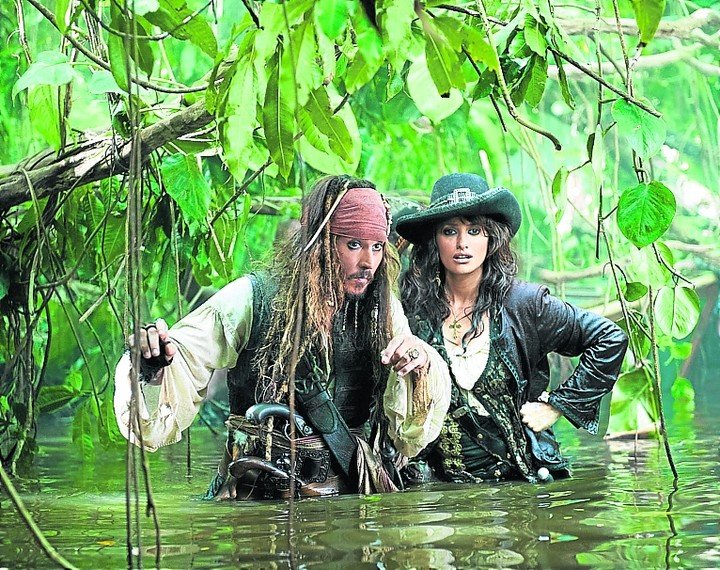 Jack Sparrow&nbsp;y Angélica (Penélope Cruz) en la cuarta película de la saga. Ahí estaría la clave.