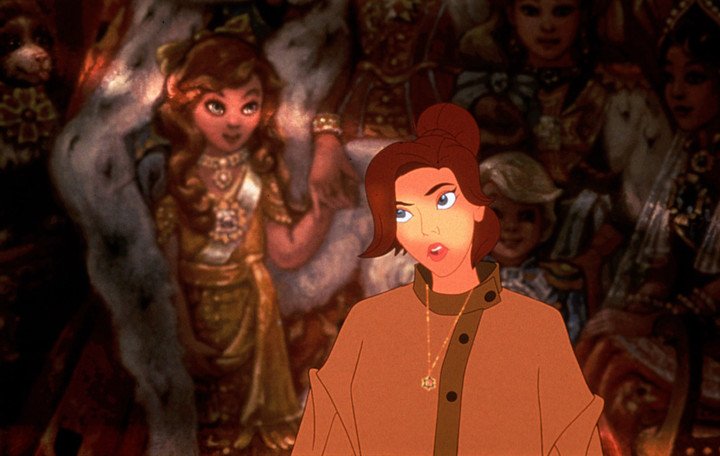 Una imagen de la película "Anastasia" (1997). Meg Ryan le prestaba su voz a la protagonista.