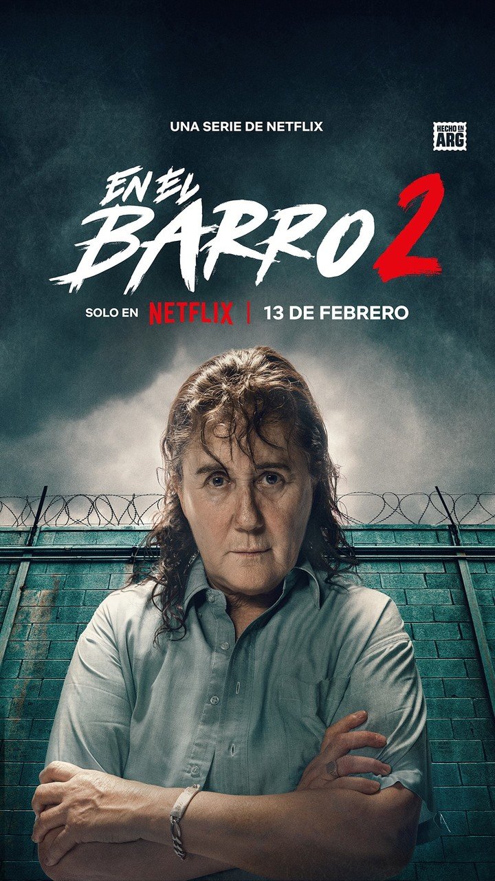 Verónica Llinás es La Gringa Casares en "En el barro". Foto: Netflix.