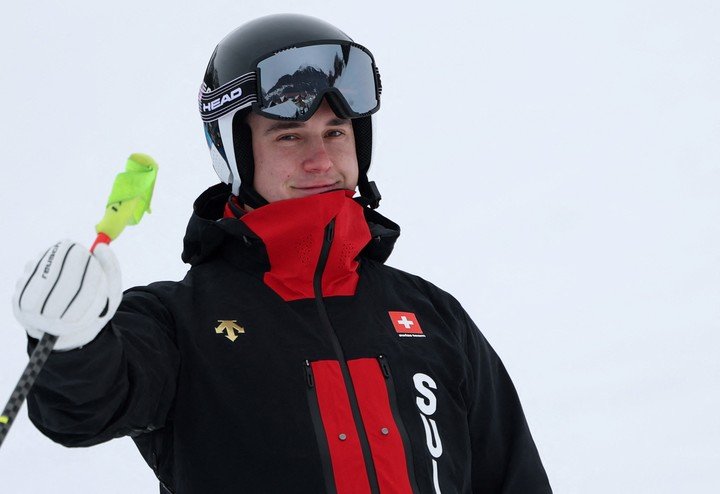 Marco Odermatt, la estrella suiza que puede ganar 3 oros. Foto: REUTERS/Gintare Karpaviciute