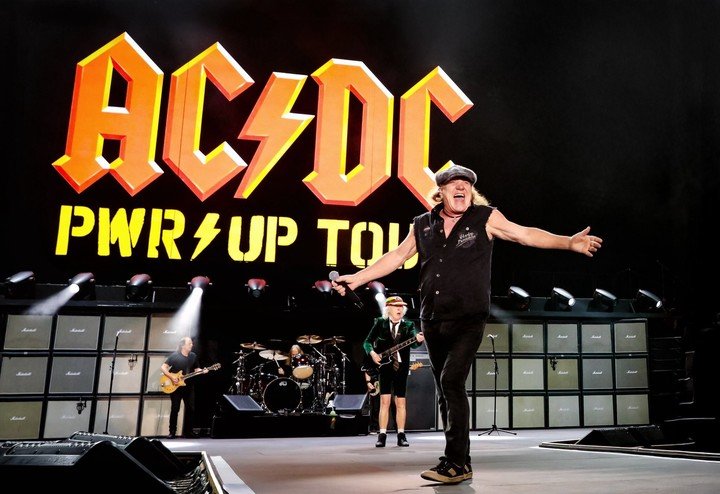 Antes de llegar a Argentina AC/DC tocó en Brasil y Chile. Foto: Twitter @acdc.
