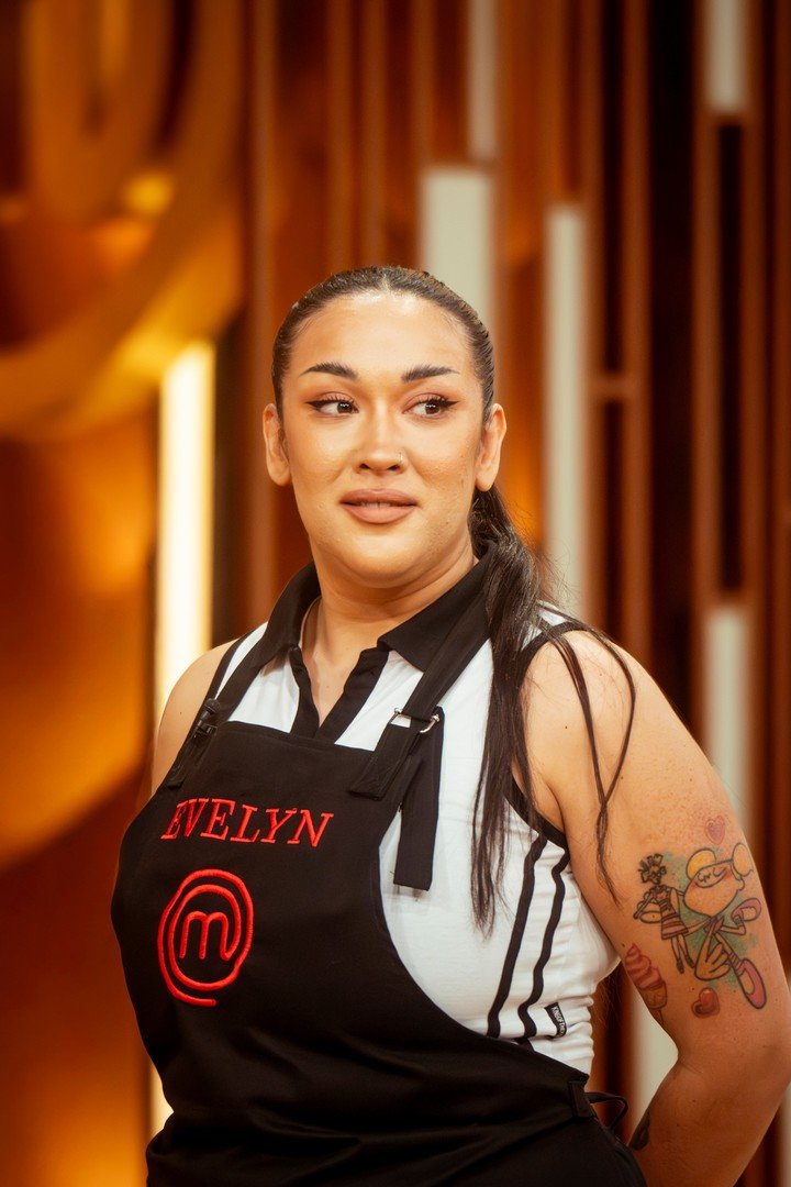 Evelyn Botto, en "MasterChef Celebrity". Foto: Prensa Telefe.