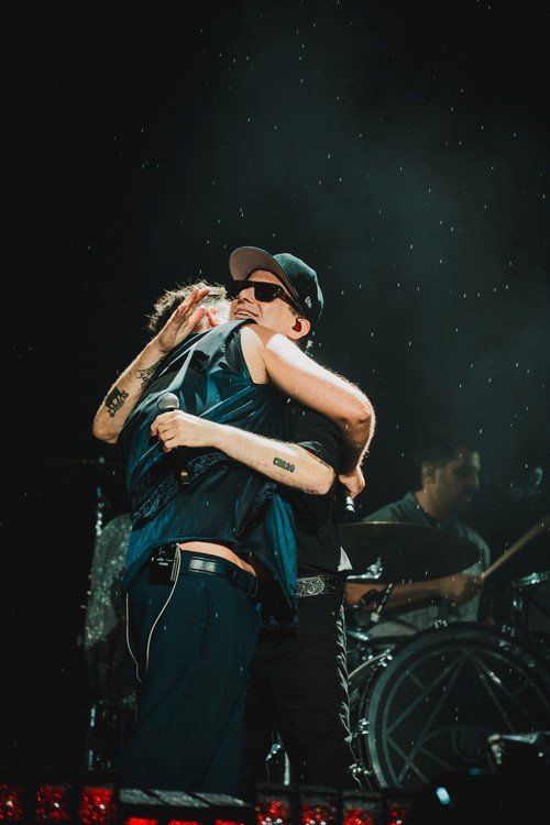 Andrés Calamaro fue el único invitado de la noche. Foto:Tom Musaccio