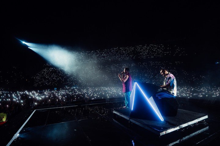 La conexión especial entre Chano y Bambi (hermanos) durante toda la noche. Foto:Tom Musaccio