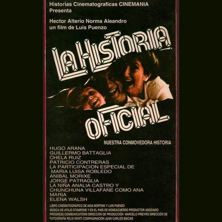 El afiche de "La historia oficial".