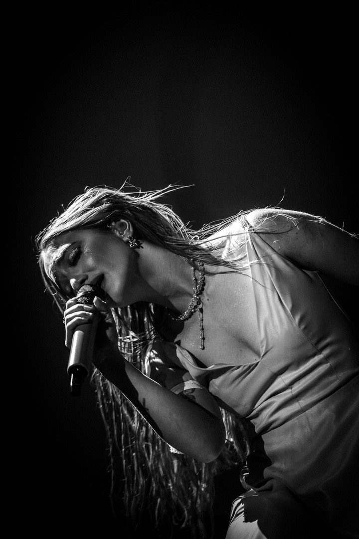Ángela Torres cantó durante dos horas y media. Foto: gentileza Fenix Entertainment. 