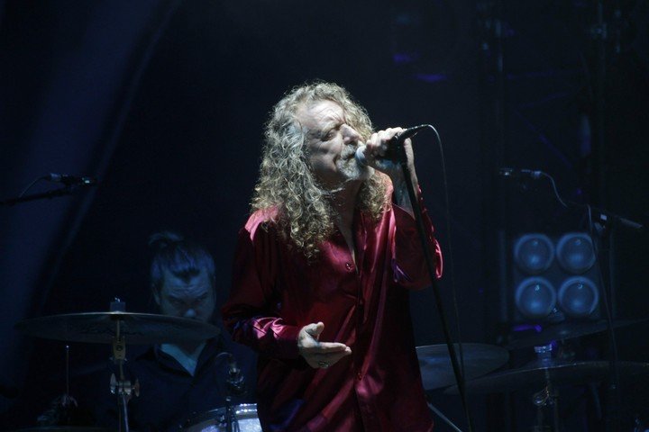 Robert Plant conectó con el público del Gran Rex. Foto: Archivo 