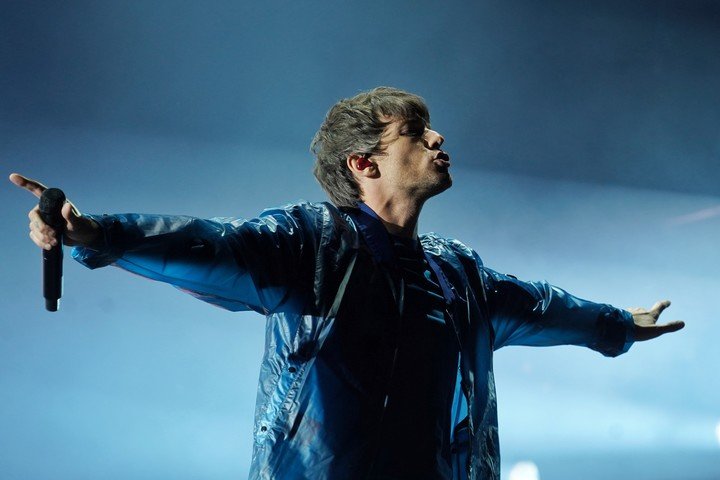 La última visita de Louis Tomlinson en Argentina se dio en mayo de 2024 con un show en el estadio Vélez Sarfield. | Foto: Martín Bonetto 