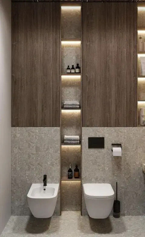 Baño pequeño con bidet. Baño pequeño con bidet.