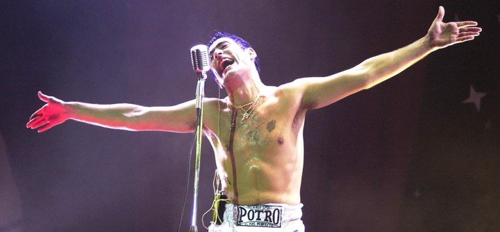 El Potro Rodrigo llevó el cuarteto al Luna Park.