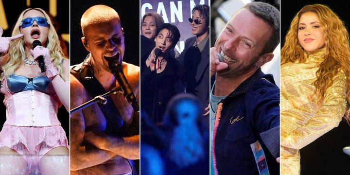 Madonna, Justin Bieber, BTS, Coldplay y Shakira serán las estrellas protagonistas del descanso de la final de la Copa deñ Mundo 2026.