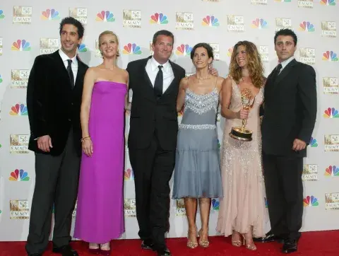 Foto del elenco de Friends.