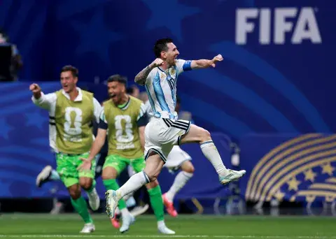 Imagen de partido de Argentina en el Mundial 2026.