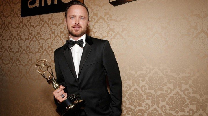 Aaron Paul ganó varios premios Emmy por su trabajo en Breaking Bad. Foto: AP.