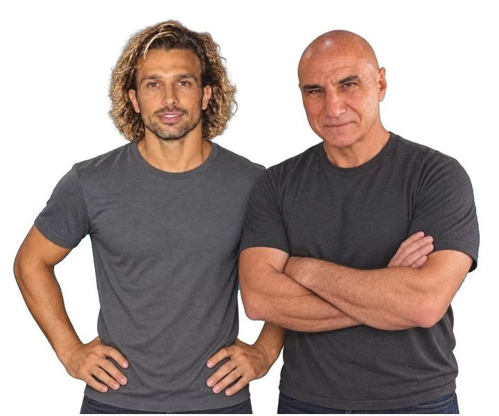 Horacio Muñiz (derecha), candidato a presidente de GEBA, y Luciano Ganino (izquierda), candidato a vicepresidente por la Lista Turquesa.