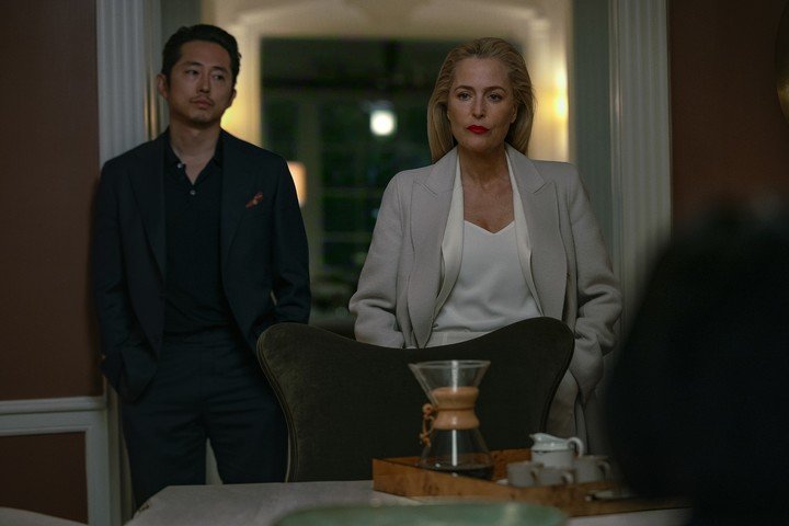 Gillian Anderson, la de "Los Expedientes secretos X", en versión gélida.