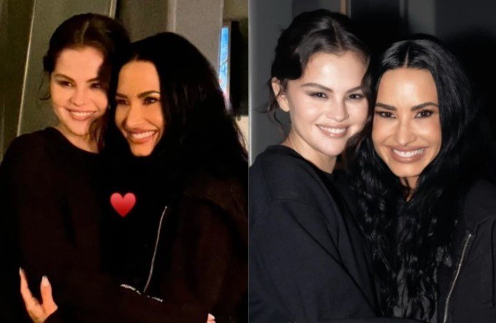 Selena Gomez de visita en el show de Demi Lovato en Orlando. Foto: IG @selenagomez